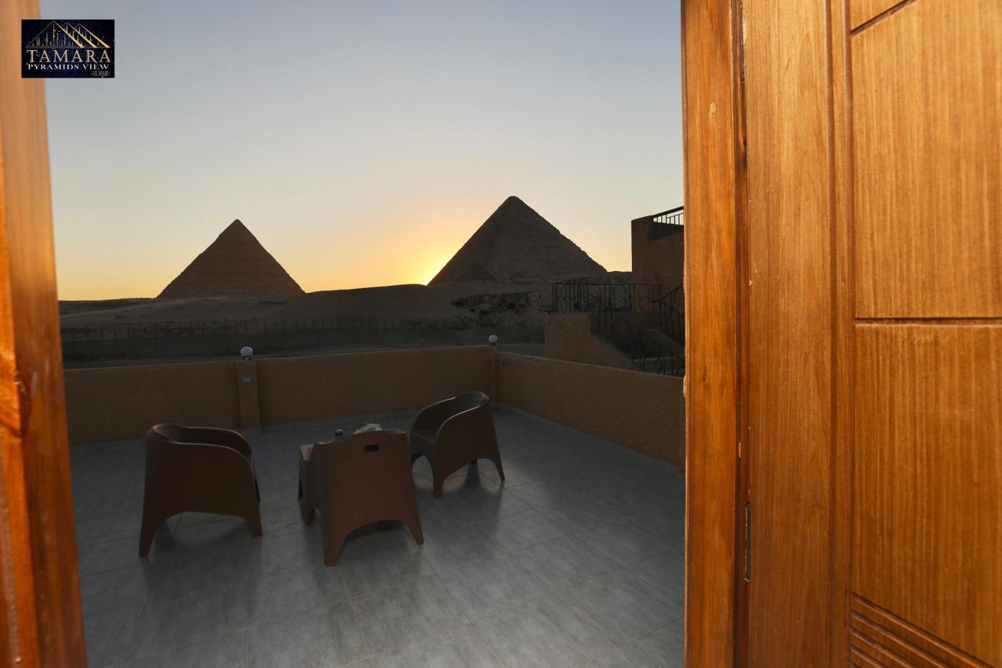 Отель Tamara Pyramids View Kafrat al Jabal Экстерьер фото